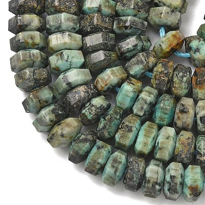 Natural African Turquoise(Jasper) Beads Strands G-L654-I04-01-1