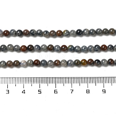 Natural Dumortierite Quartz Beads Strands G-H298-A06-02-1