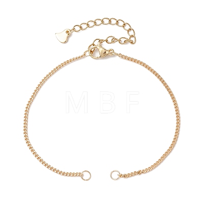 Brass Bracelet Makings AJEW-JB01278-01-1