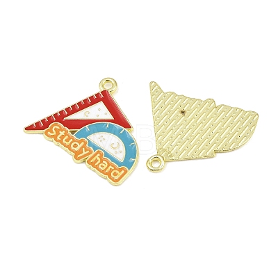 Alloy Enamel Pendants ENAM-L055-01L-01-1