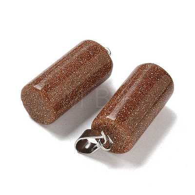 Synthetic Goldstone Pendants G-B127-17P-02-1