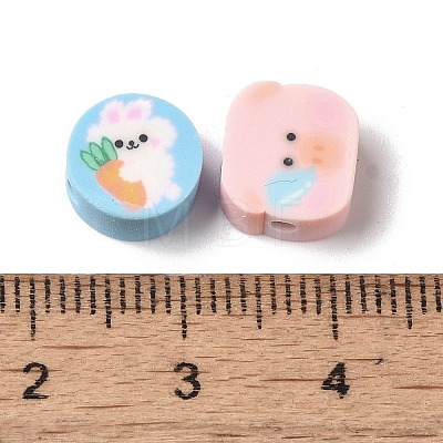 Handmade Polymer Clay Beads CLAY-H005-08-1