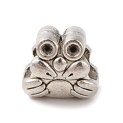 Tibetan Style Alloy European Beads TIBE-Q090-63AS-1