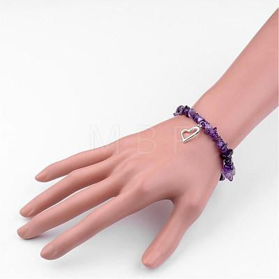 Alloy Charm Bracelets BJEW-JB02481-1