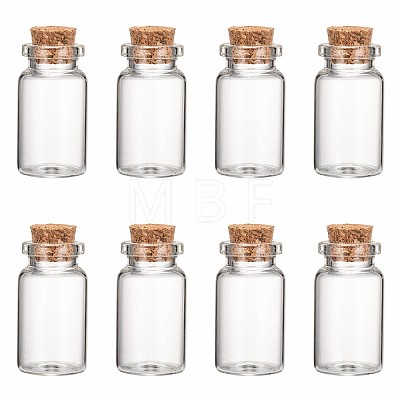 Glass Jar Glass Bottles Bead Containers AJEW-S074-02B-1