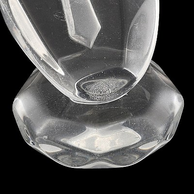 Transparent Glass Cross Ornament DJEW-R012-01-1