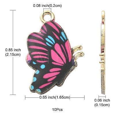 Printed Alloy Pendants FIND-YW0001-70C-1