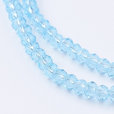 Glass Beads Strands GLAA-G045-B07-1