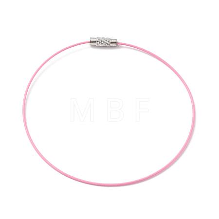 Steel Wire Bracelet Cord DIY Jewelry Making TWIR-R004-03-1