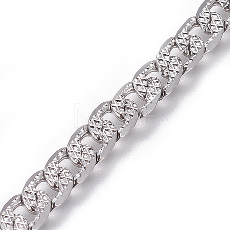 667 Stainless Steel Cuban Link Chains CHS-L020-046A-P-1-1
