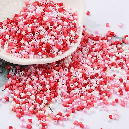 Baking Paint Glass Seed Beads SEED-S042-05B-46-1