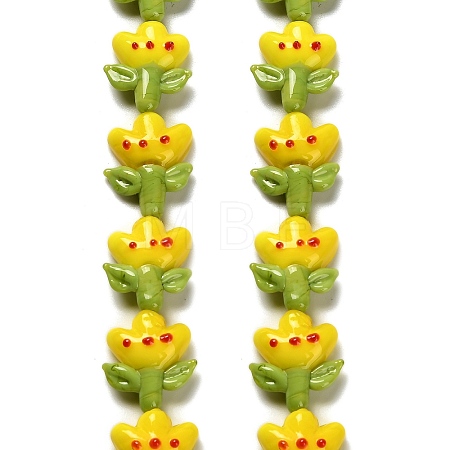 Handmade Lampwork Beads Strands LAMP-A005-03A-1