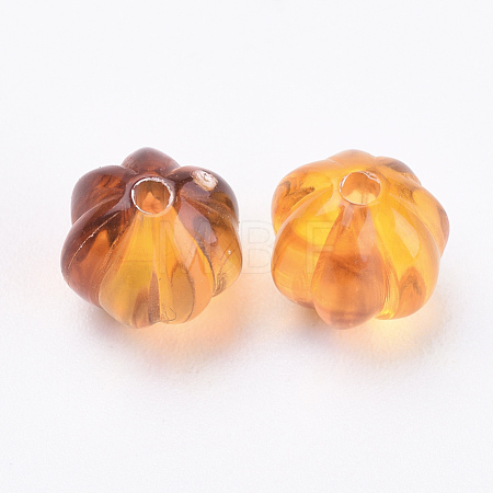 Acrylic Corrugated Beads X-OACR-S016-29-1