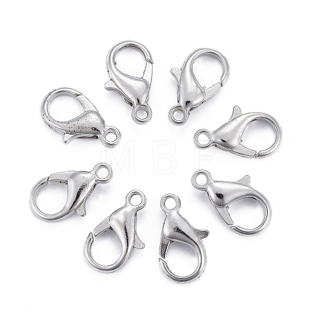Zinc Alloy Lobster Claw Clasps E105-1