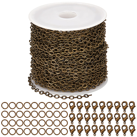 DIY 10M Brass Cable Chains DIY-SC0017-80-1