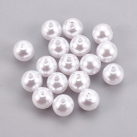 ABS Plastic Imitation Pearl Beads KY-G009-4mm-03-1
