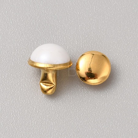 Round Brass Semi-Tublar Rivets FIND-WH0423-44F-1