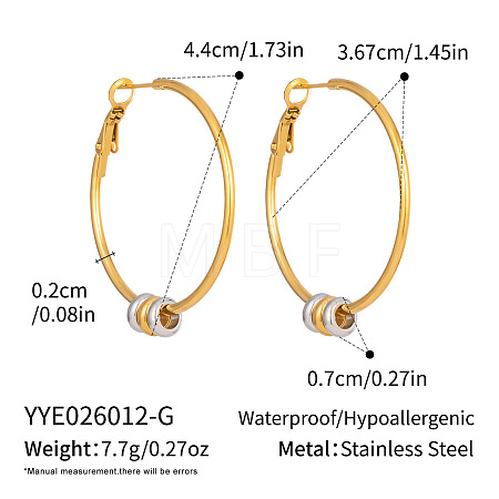 304 Stainless Steel Big Hoop Earrings for Women WG1DFA7-01-1