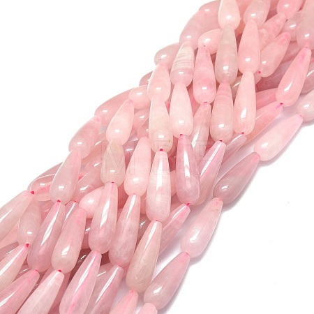 Natural Rose Quartz Beads Strands G-E576-32-1