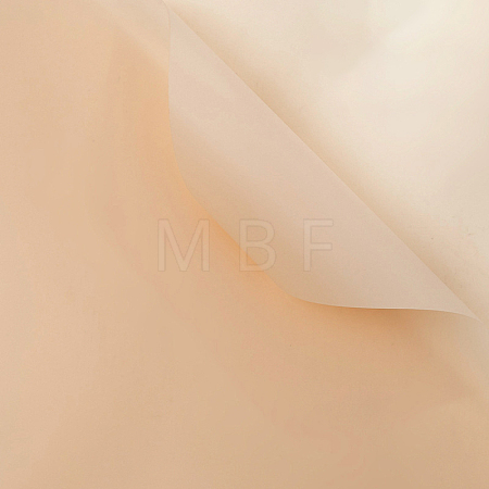 Solid Color Plastic Paper Flower Wrapping Paper HUDU-PW0001-178R-1
