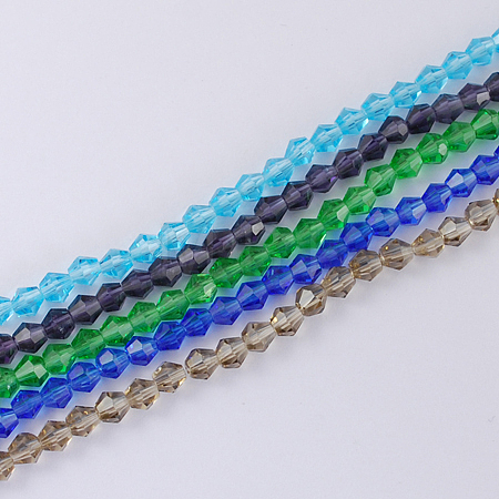 Imitation Austrian Crystal 5301 Bicone Beads GLAA-S026-2mm-M-1