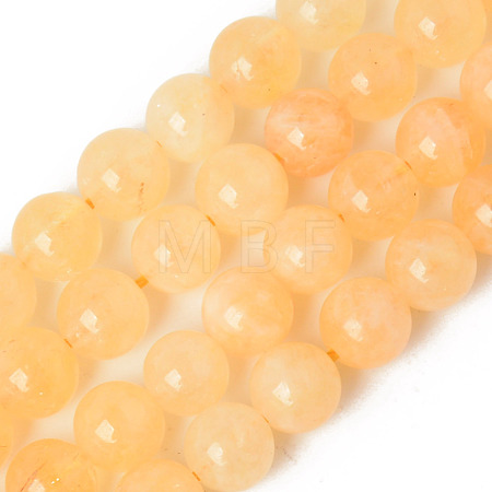 Natural Quartz Beads Strands X-G-R479-8mm-08-1