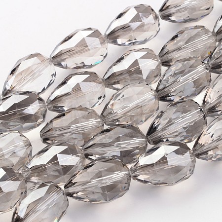 Electroplate Glass Bead Strands EGLA-J139-PL02-1