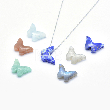 Natural Gemstone Pendants G-I196-13-1