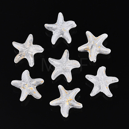 Frosted Glass Beads FGLA-T005-01L-1