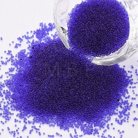 Transparent DIY 3D Nail Art Decoration Mini Glass Beads X-MRMJ-R038-C11-1