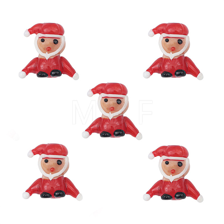 Christmas Themed Handmade Lampwork Beads XMAS-PW0001-201D-1