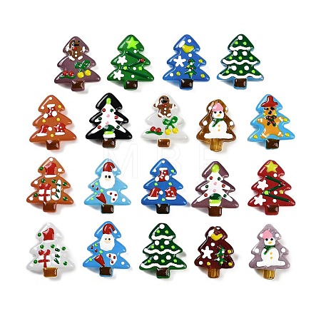 Christmas Theme Handmade Lampwork Beads LAMP-I027-07-1