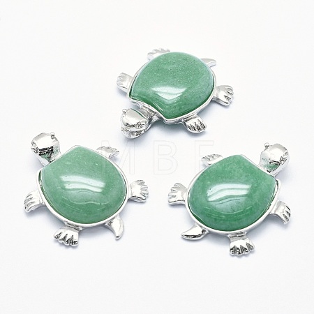 Natural Green Aventurine Pendant G-G759-B04-1