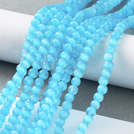 Cat Eye Beads Strands CE-F022-4mm-10-1