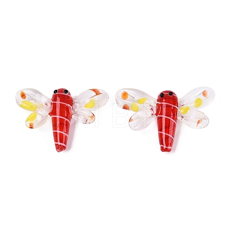 Autumn Handmade Lampwork Beads LAMP-Q031-017-02-1