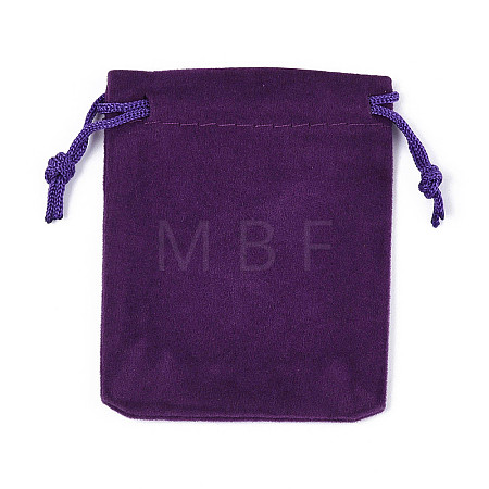 Rectangle Velvet Pouches X-TP-R002-7x9-08-1