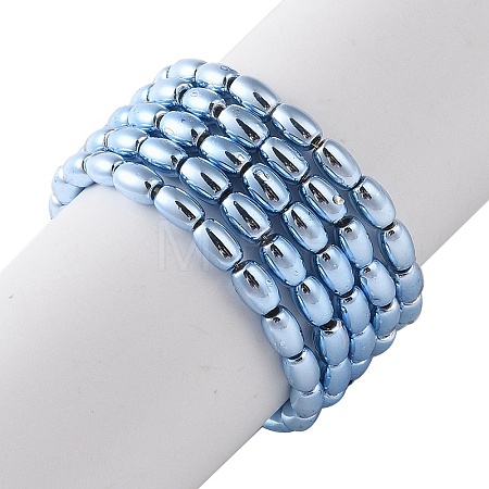 Electroplate Beads Strands X-EGLA-H104-02F-1