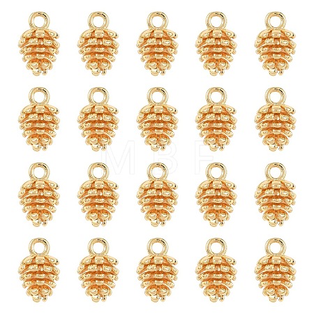 10Pcs Brass Charms KK-YW0004-46-1