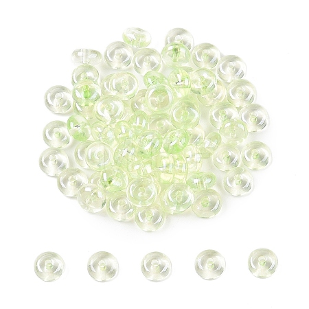 Transparent Dyed Colours Glass Seed Beads SEED-T007-02E-1