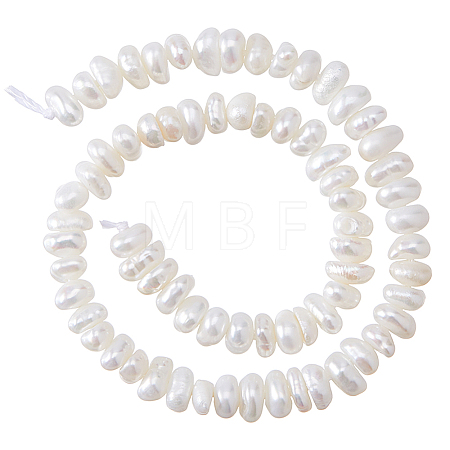 1 Strand Natural Keshi Pearl Cultured Freshwater Pearl Beads Strands PEAR-HS0001-26C-1