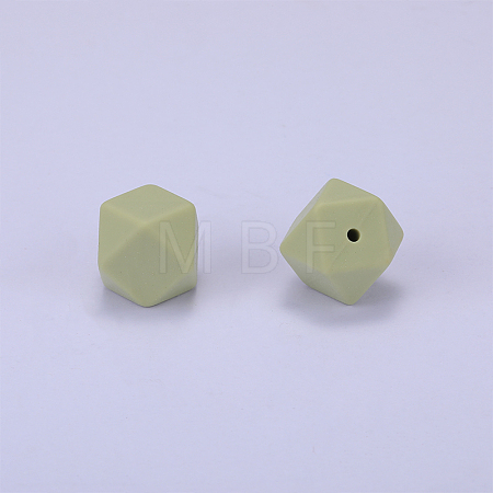 Hexagonal Silicone Beads SI-JX0019A-70-1