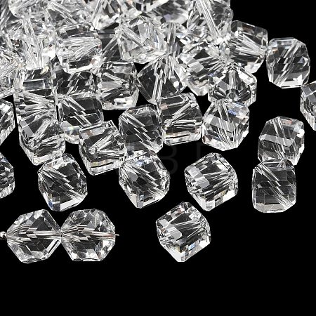 Imitation Austrian Crystal Beads SWAR-F069-7x7mm-01-1