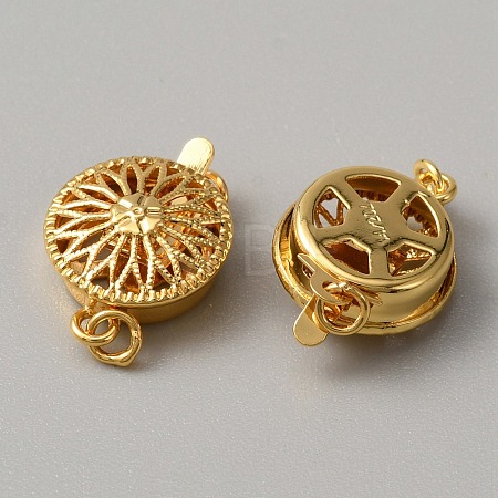 Brass Box Clasps LS-KK-WH0079-16B-G-1