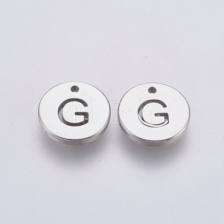 Non-Tarnish 304 Stainless Steel Charms STAS-P212-15P-07-1