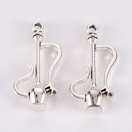 Tibetan Style Alloy Pendants TIBE-N010-79AS-RS-1