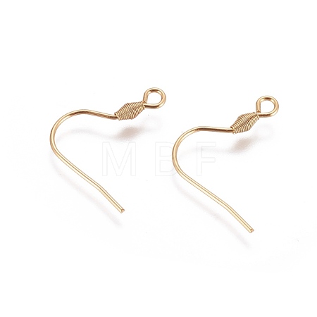 304 Stainless Steel Earring Hooks STAS-E464-07G-1