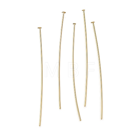Brass Flat Head Pins KK-H502-01H-G-1
