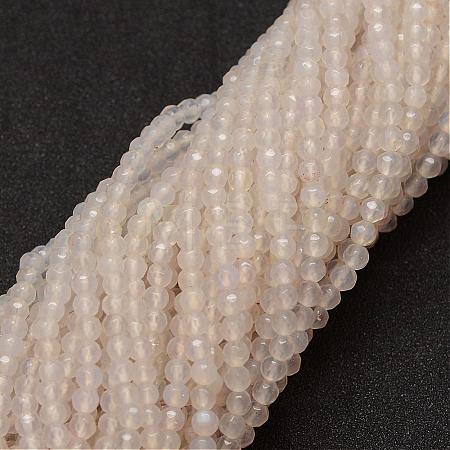 Natural Agate Bead Strands G-G882-4mm-A06-7-1
