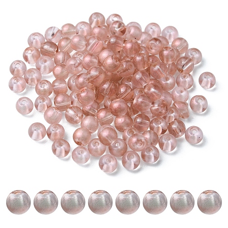 6/0 Transparent Glass Seed Beads SEED-YW0002-11C-1
