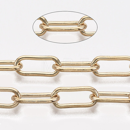 Unwelded Iron Paperclip Chains CH-S125-09B-LG-1